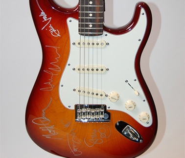 Autographed Fender Strat To Support Toni Wood Autographed Fender Strat To Support Toni Wood