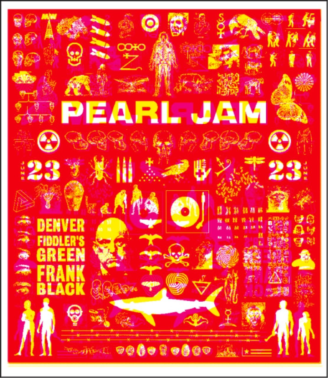Pearl Jam Fiddler's Green Amphitheatre, Denver 1998
